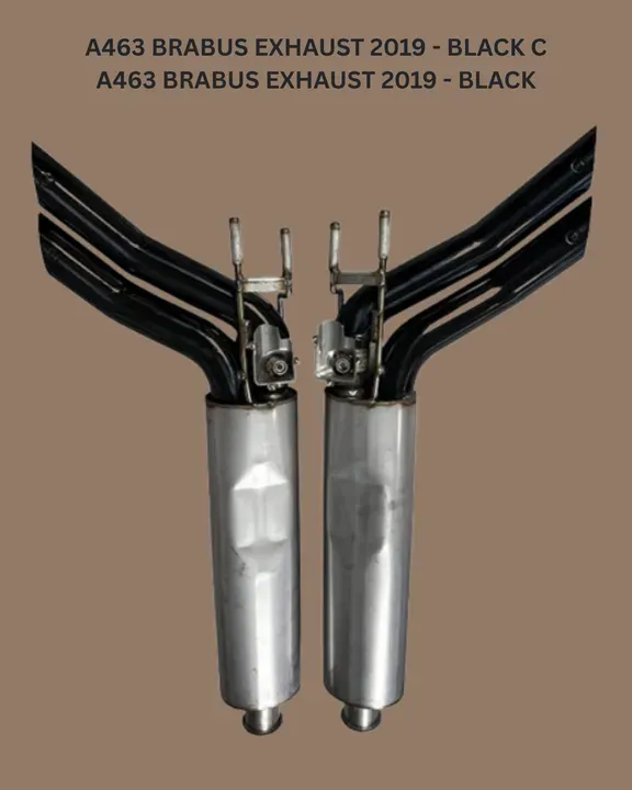 a463 brabus exhaust 2019   black c